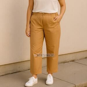 Universal Standard Cinnamon Swirl Straight Trouser Pants Breezy Weekend Size 2X
